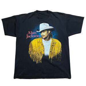 Vintage 90s Alan Jackson A Lot About Livin’ Country 1993 T-Shirt